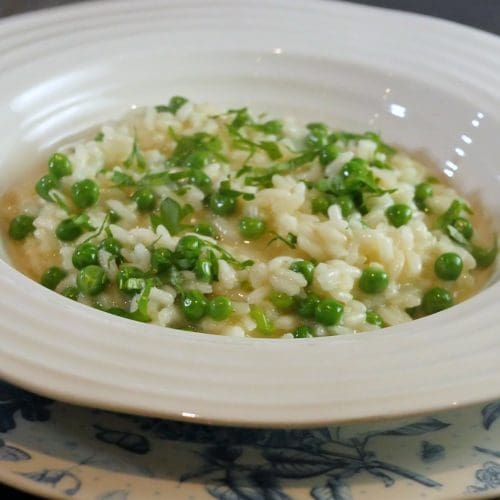 Pea and Parmesan Risotto Feature