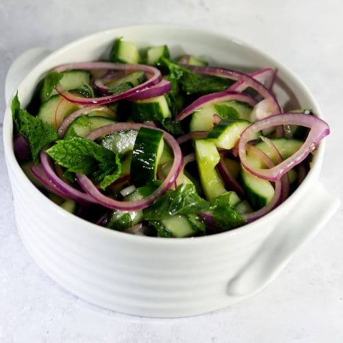 Mint and Cucumber Salad