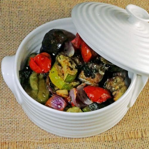 Mediterranean roasted vegetables recipe with za'atar