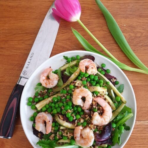 Crispy quinoa salad