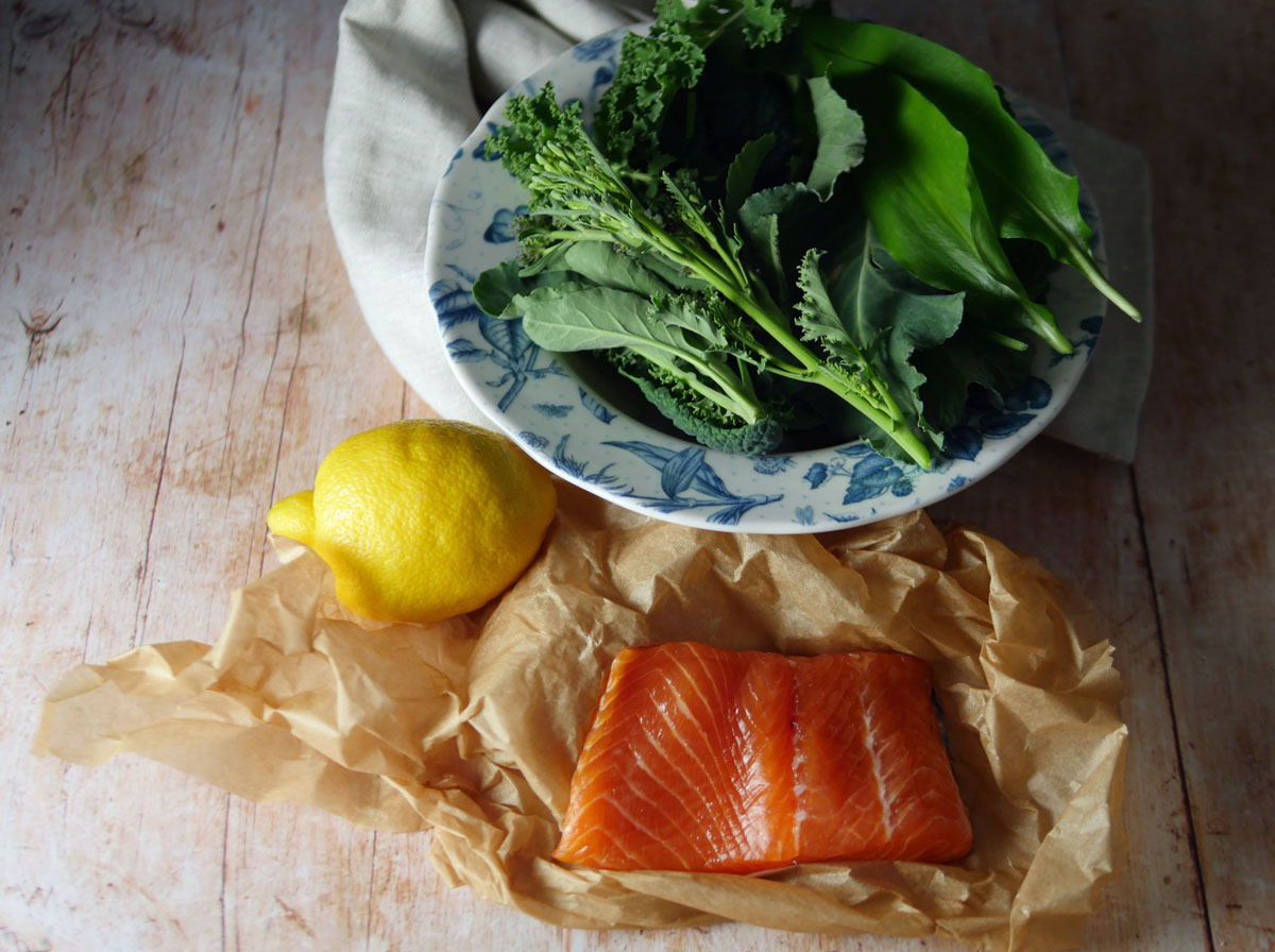 Ingredients - Fish in Wild Garlic
