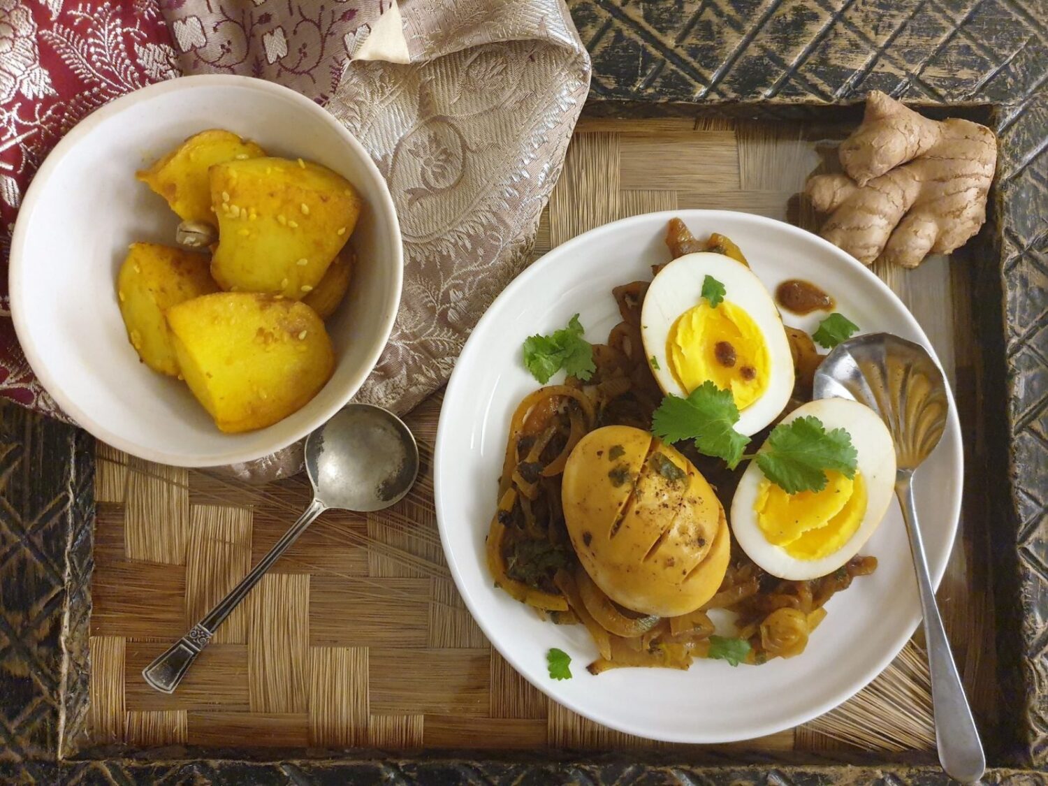 Ammu eggs in tamarind gravy